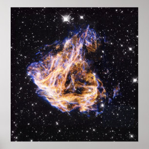 NASAs Supernova remnant in space photo Poster