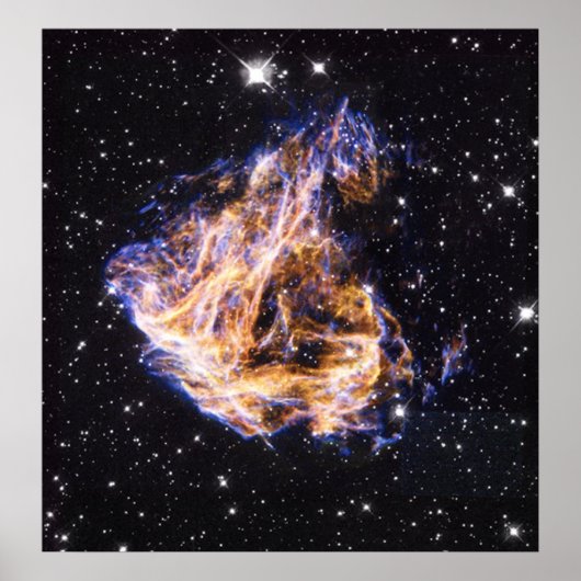 NASAs Supernova remnant in space photo Poster (Voorkant)