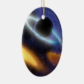 NASA's Zwarte opening PIA01884 Keramisch Ornament (Rechts)