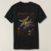 Nasax27s Ingenuity-helikopter T-shirt (Design voorkant)