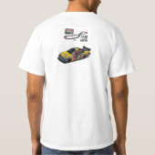Nascar #5 Slot Car Racing T-Shirt (Achterkant)