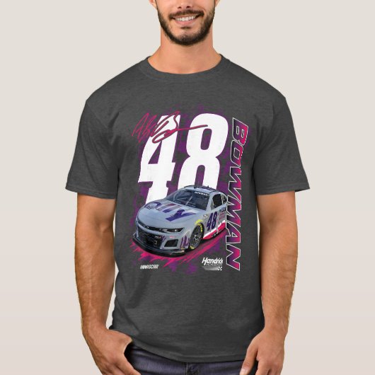 NASCAR Ale Bowman Hendrick Motorsports Ally Open R T-shirt (Voorkant)
