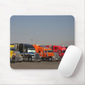 Nascar Car Haulers Mousepad Muismat (Met muis)