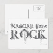 NASCAR Fans Rock Briefkaart (Voorkant / Achterkant)