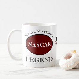 NASCAR Legend Monogram Voeg Jouw naam Verjaardag t Koffiemok