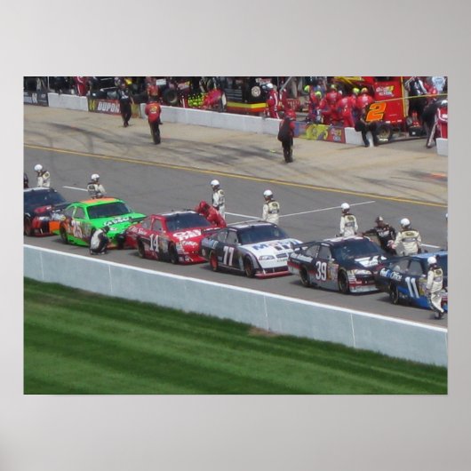 Nascar Poster (Voorkant)