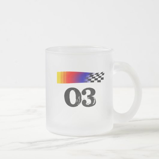 Nascar Style Drink Mokken ...Mok van geblazen glas (Rechts)