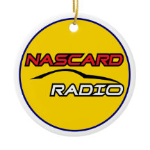 NASCARD RADIO Keramische Cirkel Ornament