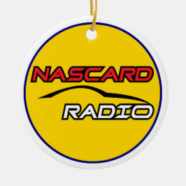 NASCARD RADIO Keramische Cirkel Ornament