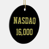 NASDAQ 16000 Beursviering Keramisch Ornament (Rechts)