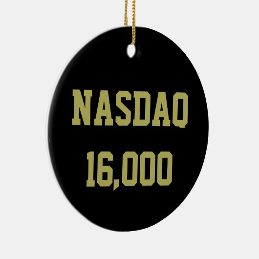 NASDAQ 16000 Beursviering Keramisch Ornament (Rechts)