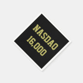 NASDAQ 16000 Beursviering Servet (Hoek)