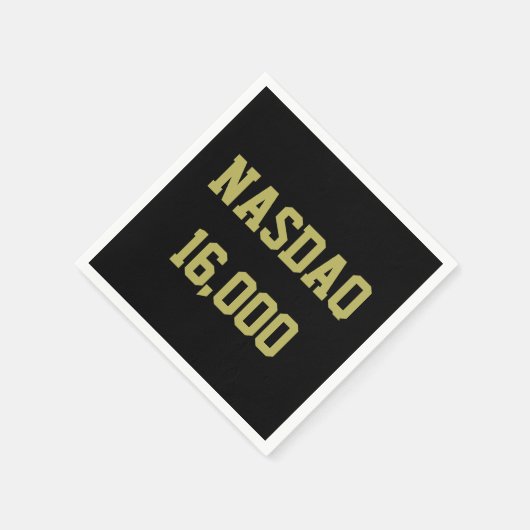NASDAQ 16000 Beursviering Servet (Hoek)