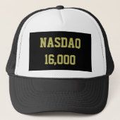 NASDAQ 16000 Beursviering Trucker Pet (Voorkant)