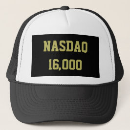 NASDAQ 16000 Beursviering Trucker Pet