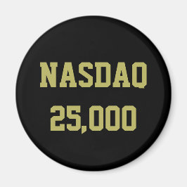 NASDAQ 25000 Stock Market Celebration Magneet
