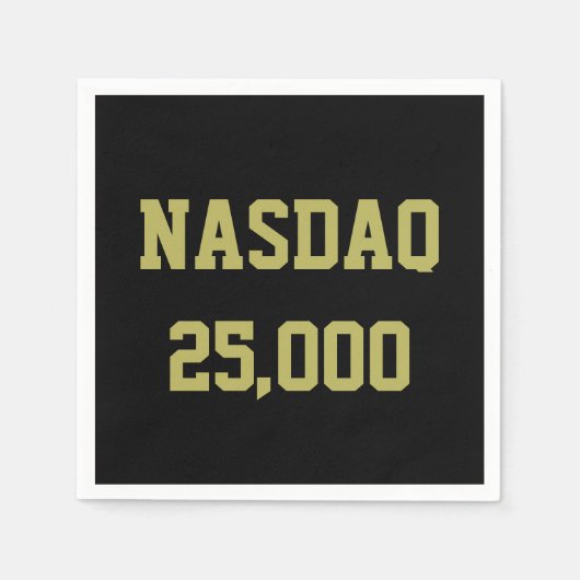 NASDAQ 25000 Stock Market Celebration Servet (Voorkant)