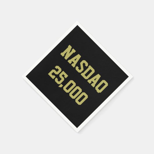 NASDAQ 25000 Stock Market Celebration Servet (Hoek)