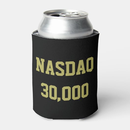 NASDAQ 30000 Aandelenmarkt Viering Blikjeskoeler (Blikje Voorkant)