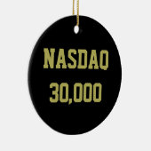 NASDAQ 30000 Aandelenmarkt Viering Keramisch Ornament (Rechts)