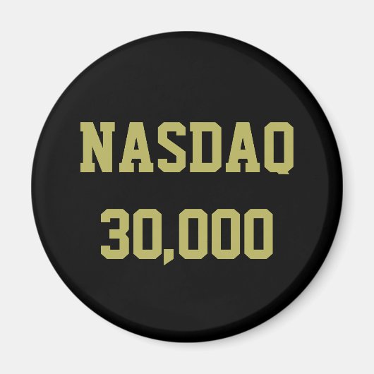 NASDAQ 30000 beursviering Magneet (Voorkant)