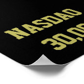 NASDAQ 30000 beursviering Poster (Hoek)