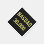 NASDAQ 30000 beursviering Servet (Hoek)