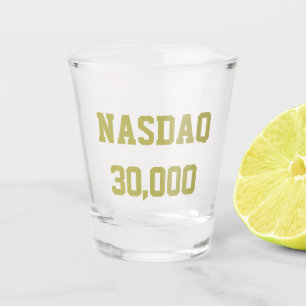 NASDAQ 30000 beursviering Shot Glas