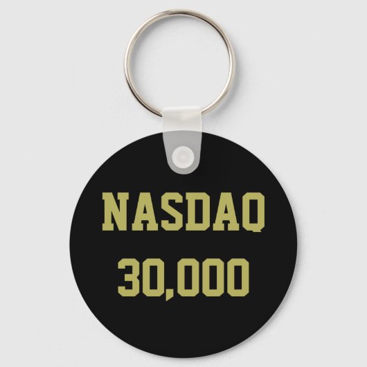 NASDAQ 30000 beursviering Sleutelhanger (Voorkant)