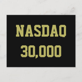 NASDAQ 30000 Stock Market Celebration Briefkaart