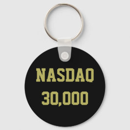 NASDAQ 30000 Stock Market Celebration Sleutelhanger