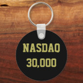 NASDAQ 30000 Stock Market Celebration Sleutelhanger (Voorkant)