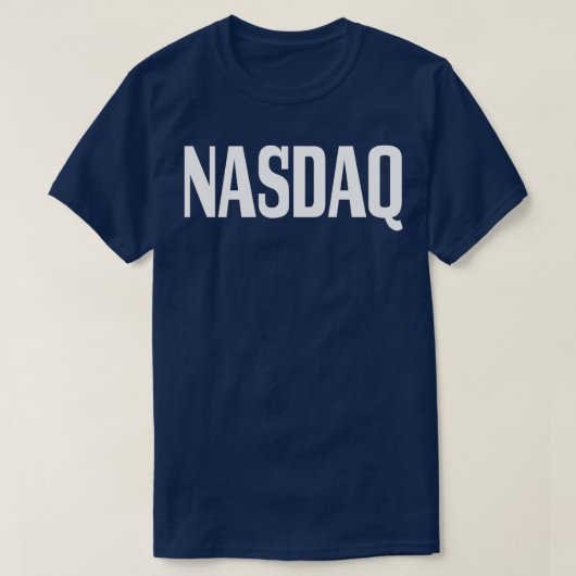 Nasdaq-beurshandel T-shirt (Design voorkant)