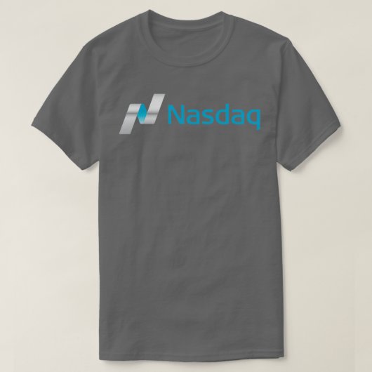 Nasdaq Stock Market Exchange Logo T-shirt (Design voorkant)