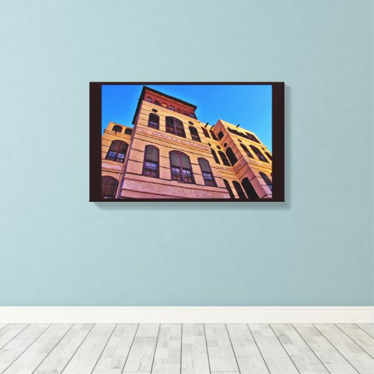 Naseef House Canvas Afdruk (Insitu (Houten vloer))