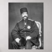 Naser al-Din Shah Qajar van Perzië Poster (Voorkant)