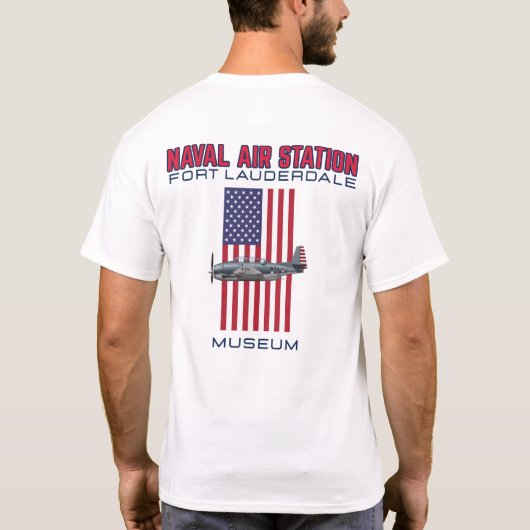 NASFL Fort Lauderdale Museum T-Shirt (Achterkant)