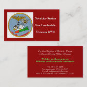 NASFL-Logo Visitekaartje (Voorkant / Achterkant)