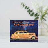 Nash 400 ~  Automobiel / reclame voor auto's Briefkaart (Staand voorkant)