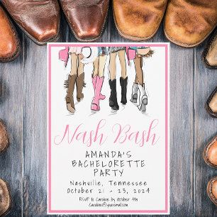 Nash Bash Bachelorette Mode Weekend Kaart