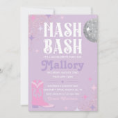 Nash Bash Bachelorette Party | Nash Bash Invite Kaart (Voorkant)