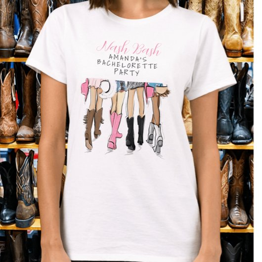 Nash Bash Bruidsmeisje Bachelorette Mode T-shirt