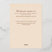 Nash Bash Cowgirl Boot Bachelorette Party Folie Uitnodiging (Achterkant)