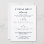 Nash Bash laatste Rodeo vrijgezellenfeest Kaart (Achterkant)