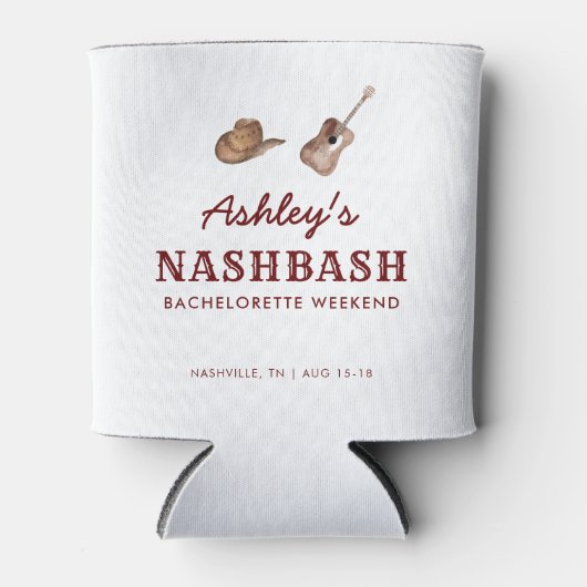 Nash Bash Nashville Afscheidsparty Weekend  Blikjeskoeler (Voorkant)