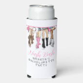 Nash Bash Nashville Bachelorette Mode Custom Seltzer Blikjeskoeler (Seltzer Voorkant)