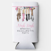 Nash Bash Nashville Bachelorette Mode Custom Seltzer Blikjeskoeler (Voorkant)