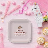 Nash Bash Nashville Bachelorette Party Weekend Papieren Bordje (Feest)