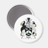 Nash Family Crest Magneet (Voorkant / Achterkant)
