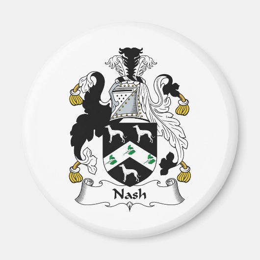Nash Family Crest Magneet (Voorkant)